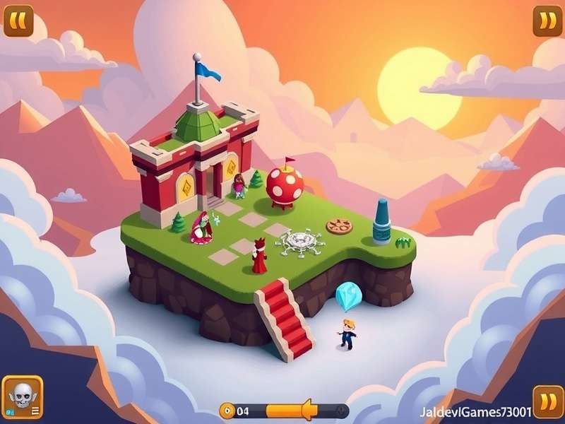 Mystic Quest RPG game screenshot showing fantasy landscape